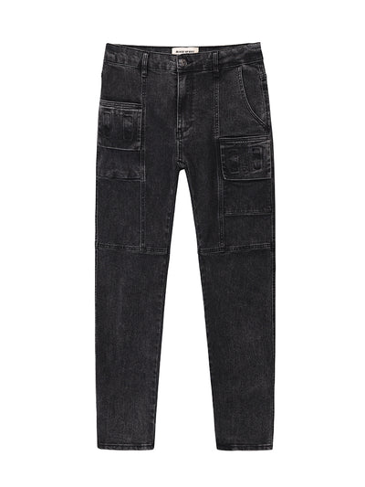 Jeans Slim Fit Stretch con Costuras 3D para Hombre - Image 4