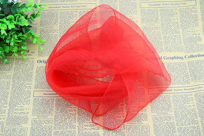 Pañuelo Cuadrado de Gasa Liso en Colores Sólidos - Image 12