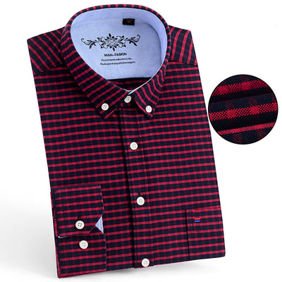 Camisa Casual de Botones Cuello Clásico Colores Sólidos - Image 7