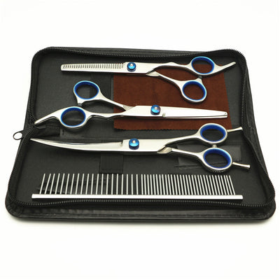 Set Profesional de Peine y Tijeras para Acabado de Belleza Canina - Image 4