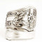 Anillo de Cruz con Flor Militar Ajustable