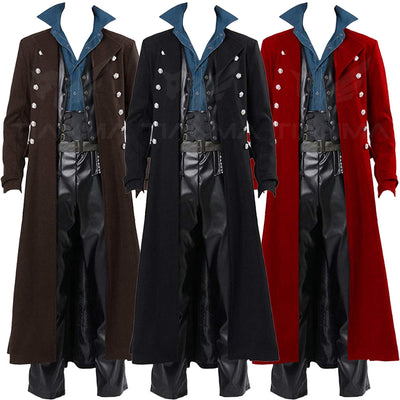 Abrigo Cortaviento Gótico Steampunk Retro