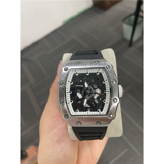 Reloj de Hombre Cilíndrico con Movimiento de Cuarzo Luminoso - Image 13