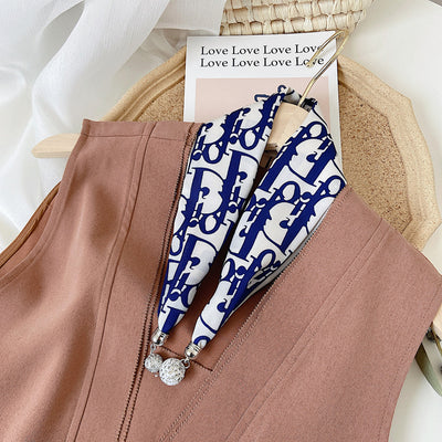 Pañuelo de Seda con Cierre Magnético - Protección y Elegancia para el Cuello - Image 23