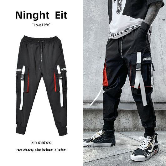 Pantalones Cargo Japoneses Holgados Estilo Tooling para Hombre - Colección Otoño - Image 8