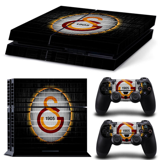 Camouflage skin set for PS4 console and two controllers, featuring a green, brown, and black textured pattern. - Image 18