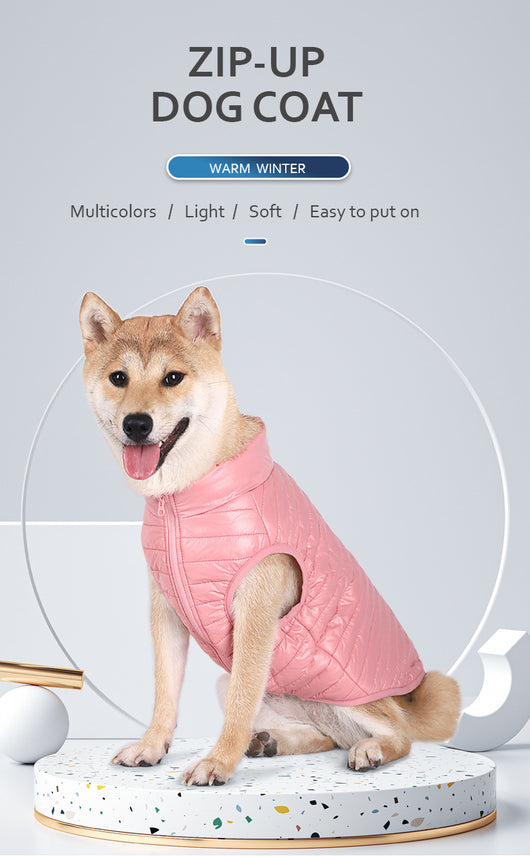 Abrigo Impermeable para Perros Otoño e Invierno con Cierre de Cremallera - Image 9