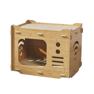 Casa Gato Doble Capa Resistente a Arañazos - Espaciosa y Duradera - Image 8