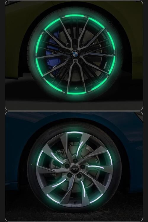 Pegatinas Luminosas de Advertencia Arcoíris para Auto - Image 19