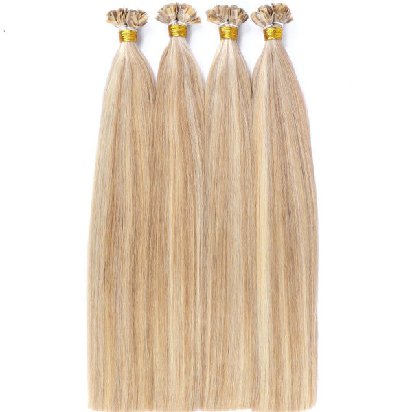 Extensiones de cabello humano real con costura invisible