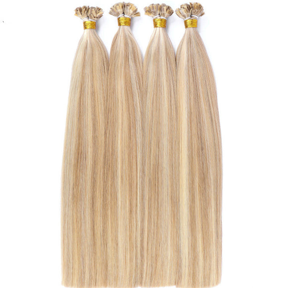 Extensiones de cabello humano real con costura invisible