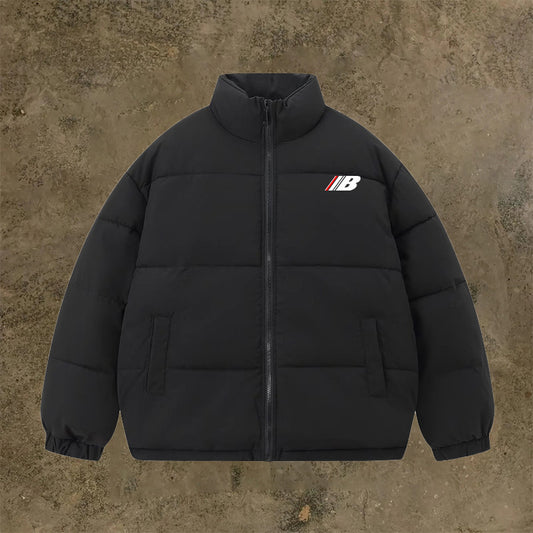 Abrigo Acolchado de Cuello Alto para Invierno