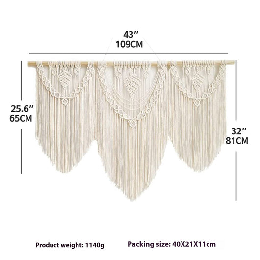 Tapiz Bohemio Tejido para Decoración de Paredes y Cabecera - Image 13