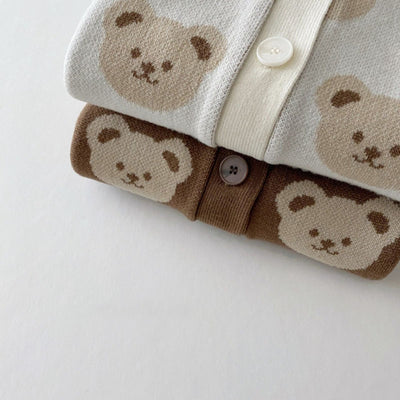 Suéter Abrigo Infantil Osito Adorable Cuello Redondo - Image 11
