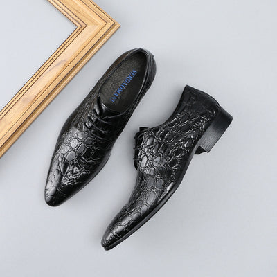 Zapatos de Cuero Ejecutivos Europeos para Hombre - Calzado Formal Premium