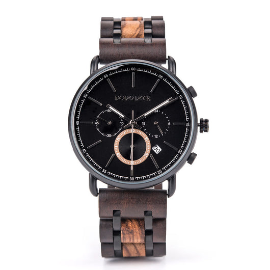 Reloj de Cuarzo para Hombre en Madera Natural - Image 11