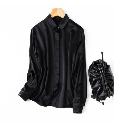 Blusa de Lujo Ejecutiva en Satén Elástico con Cuello Cuadrado - Image 6