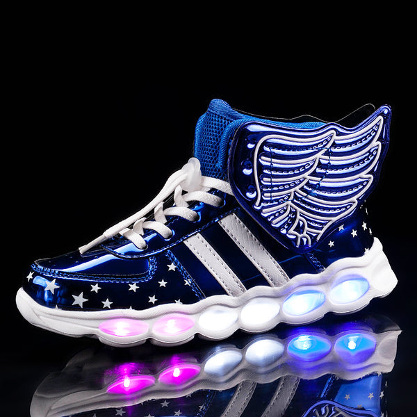 Tenis con Alas Brillantes Recargables