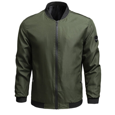 Abrigo Casual de Hombre Liso para Primavera y Otoño - Image 8