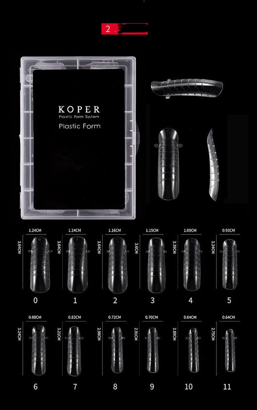 Molde de Uñas Postizas sin Papel de Soporte - Extensión de Acrílico Profesional - Image 12