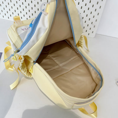 Mochila de Gran Capacidad Ligera con Diseño de Contraste - Image 11