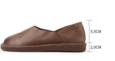 Zapatos de Cuero Genuino para Mujer Estilo Retro - Image 7