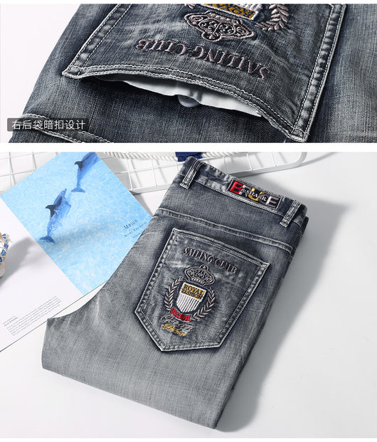 Jeans Rectos Holgados para Hombre - Estilo Moderno y Cómodo - Image 10