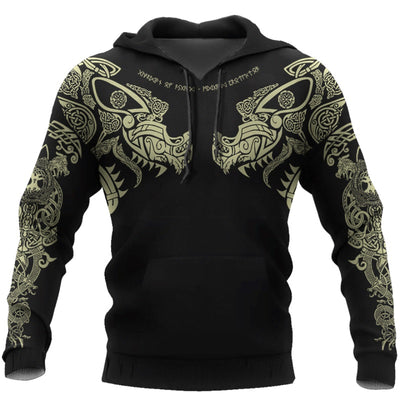 Sudadera Vikinga Harajuku con Estampado D para Hombre - Image 3