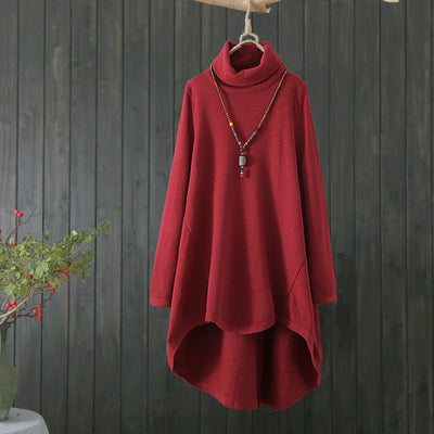 Suéter Cuello Alto Mujer Invierno - Corte Suelto Moderno - Image 8