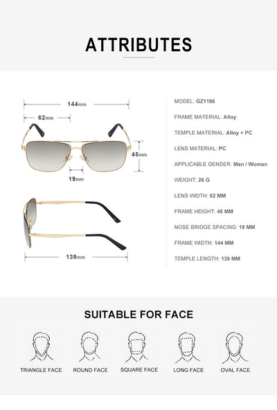 Gafas de Sol Doble Rayo Trend Sapo para Hombre - Image 10