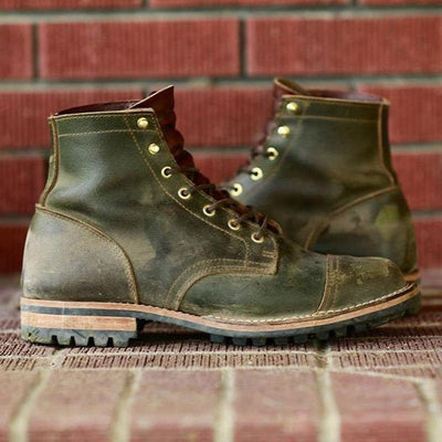 Botas Masculinas con Tacón Grueso y Remaches - Image 5