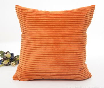 Juego de Funda de Almohada y Cojín de Pana Acanalada Suave con Patrón de 2.5 Rayas - Image 8