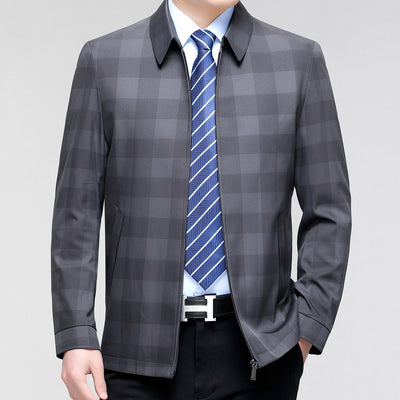 Blazer Cuadros Solapa Americana Ejecutivo Casual - Image 5