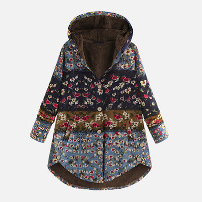 Sudadera con Capucha de Lino y Algodón Cálida - Image 20