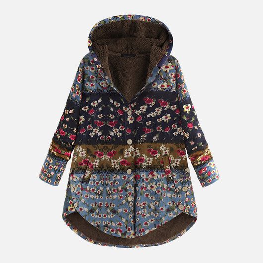 Sudadera con Capucha de Lino y Algodón Cálida - Image 20