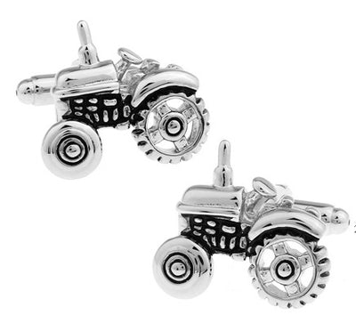Botones de Puño Vintage con Diseño de Auto, Tractor y Motocicleta - Image 15