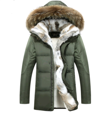 Abrigo Largo Acolchado para Hombre - Chaqueta de Invierno Estilo Coreano Talla Grande - Image 12