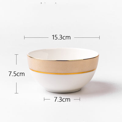 Juego de Vajilla de Porcelana Ósea Nórdica Lujo - Image 16