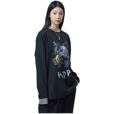 Blusa Manga Larga Smiley para Mujer - Image 10