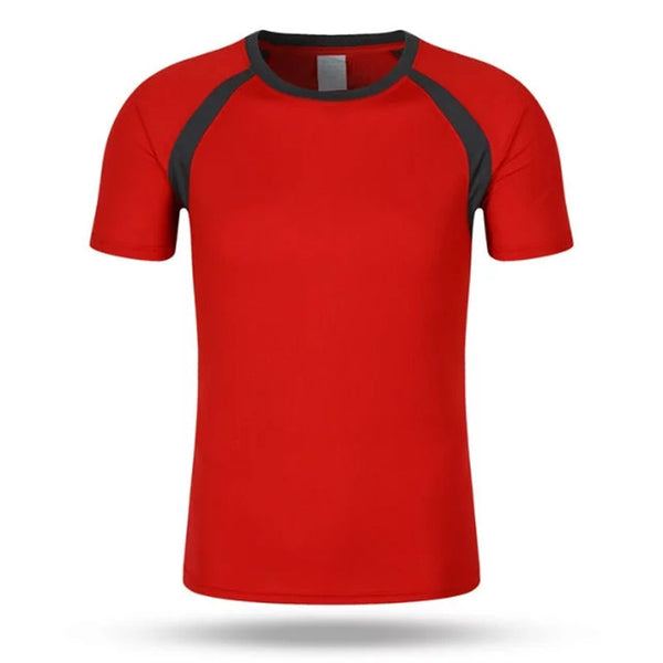 Playera Raglan de Manga Corta Secado Rápido