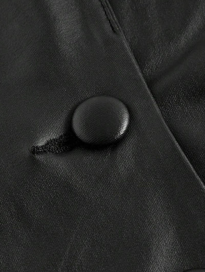 Chaleco de Cuero Premium con Cuello y Botones - Image 11