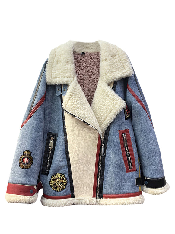 Chaqueta de Plumón de Cordero para Mujer - Abrigo Elegante y Versátil