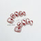 Uñas Postizas Cuadradas Blancas Cat Eye - Parches Adhesivos