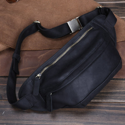 Bolsa Crossbody de Cuero para Hombre - Portamóvil Deportivo - Image 5