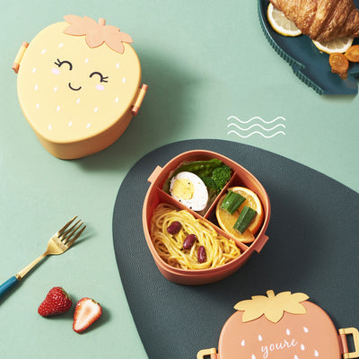 Lonchera Bento Japonesa Fresa para Estudiantes y Trabajo - Image 14