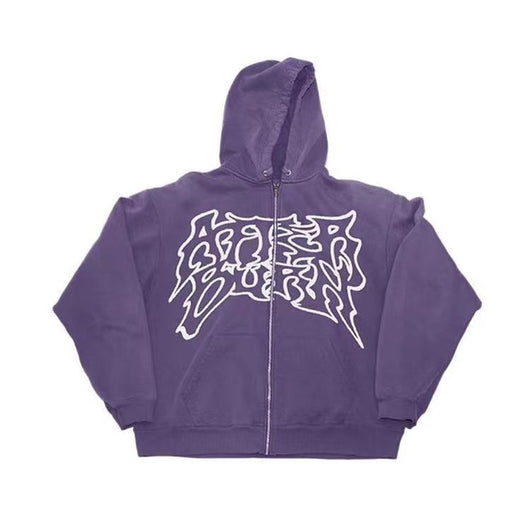 Sudadera Cardigan Hip-hop con Capucha para Hombre - Image 3