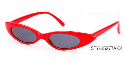 Clear frame cat eye sunglasses with bright yellow lenses, suitable for fashion wear and sun protection. - Image 36