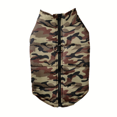 Abrigo Térmico Camuflado para Perros - Ropa de Invierno Acolchada - Image 6
