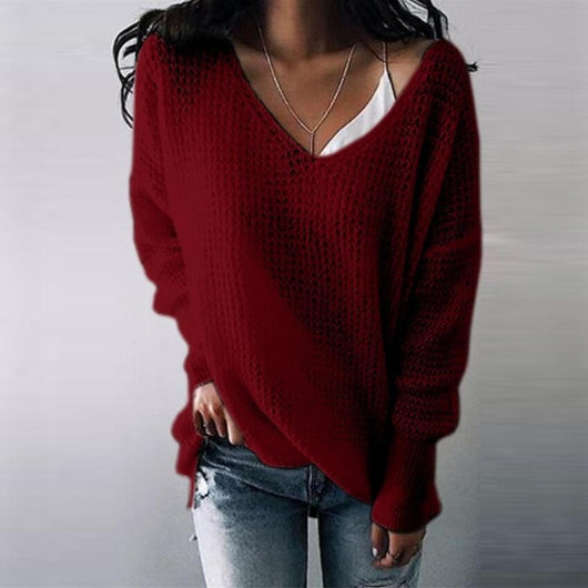 Suéter Ejecutivo Cuello V Largo para Mujer - Image 13