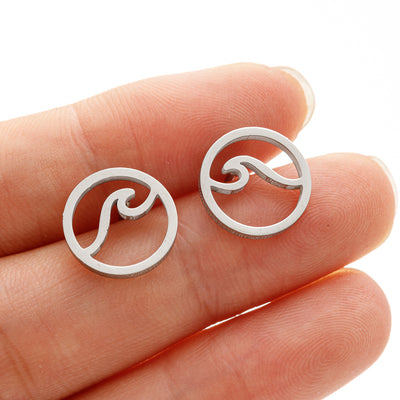 Aretes de Acero Inoxidable Geométricos Minimalistas - Diseño Moderno Ins - Image 13